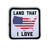 "Land That I Love" Square Iron-On Patch