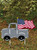 Flag Truck Outdoor Metal Decor