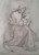 Sketch of Our Lady of St. Benedict by Phillip Bowles Art Print