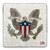 Vintage American Eagle Tumbled Stone Coaster
