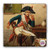 Drummer of the Jersey Blues Tumbled Stone Coaster