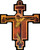 Byzantine Cross Visor Clip