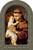 St. Anthony with Jesus Prayer Arched Magnet St. Anthony with Jesus Prayer Arched Magnet