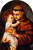 St. Anthony with Jesus Arched Magnet St. Anthony with Jesus Arched Magnet