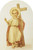 Christ Child with Cross Arched Magnet Christ Child with Cross Arched Magnet