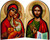 Byzantine Madonna and Christ Arched Diptych Byzantine Madonna and Christ Arched Diptych