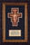 San Damiano Crucifix with Prayer - Framed Matted Print With Prayer