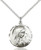 Sterling silver medal on an 18 inch stainless chain Sterling silver medal on an 18 inch stainless chain