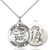 Sterling Silver St Michael Medal Round