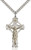 Sterling silver cross (gold filled) on a 24 inch stainless chain Sterling silver cross (gold filled) on a 24 inch stainless chain