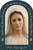 Our Lady of Medjugorje Hail Holy Queen Arched Magnet Our Lady of Medjugorje Hail Holy Queen Arched Magnet
