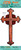 Rose Cross Decal