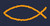 Ichthus Fish (blue) Vinyl Bumper Sticker Ichthus Fish (blue) Vinyl Bumper Sticker