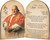 Commemorative Pope John XXIII Sainthood Prayer Arched Diptych Commemorative Pope John XXIII Sainthood Prayer Arched Diptych