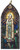 Our Lady of Fatima and the Shepherd Children Stained Glass Wood Ornament