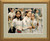 After the First Holy Communion (Detail 3 Girls) Matted - Standard Gold Framed Art