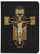 Personalized Catholic Bible with Benedictine Cross Cover - Black NABRE