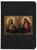 Personalized Catholic Bible with Sacred and Immaculate Hearts Cover - Black RSVCE
