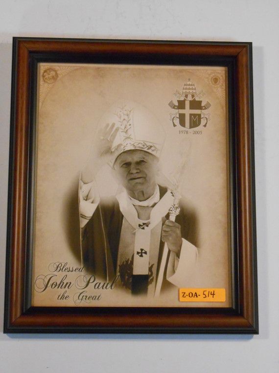 "Blessed" John Paul the Great 8x10 Framed Print