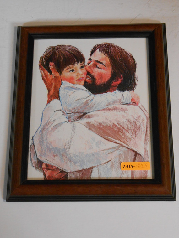 Jesus and Child 7x9 Framed Print