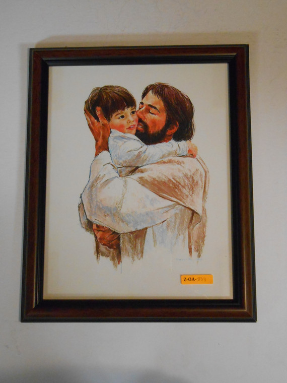 Jesus and Child 11x14 Framed Print