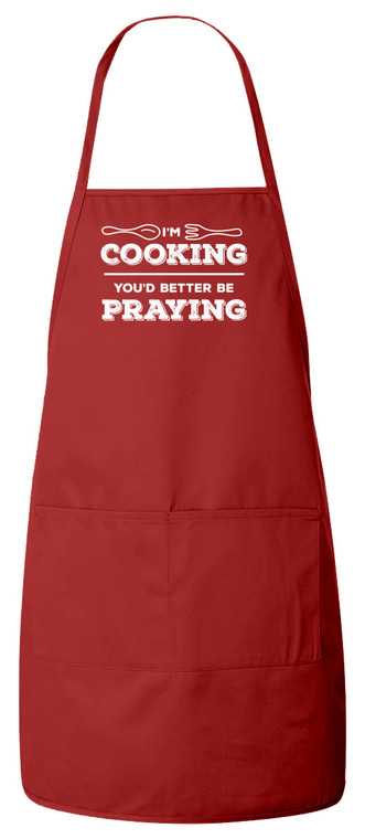 I'm Cooking Apron (Red) I'm Cooking Apron (Red)