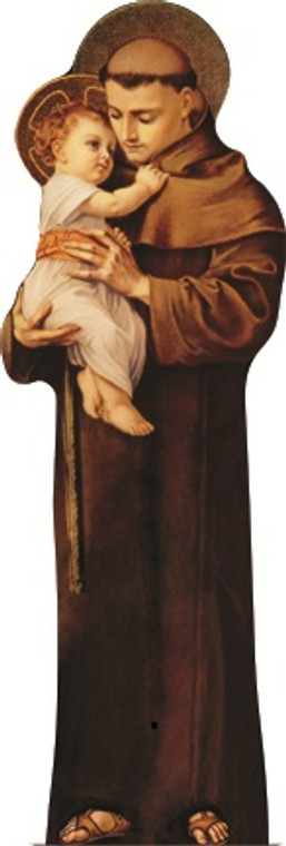St. Anthony with Jesus Lifesize Standee