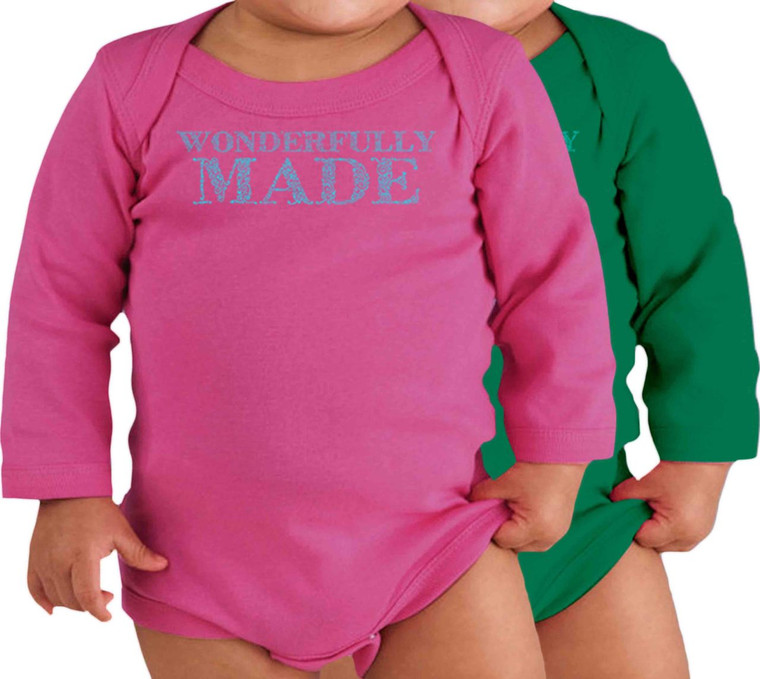 Wonderfully Made Long-Sleeve Baby Onesie