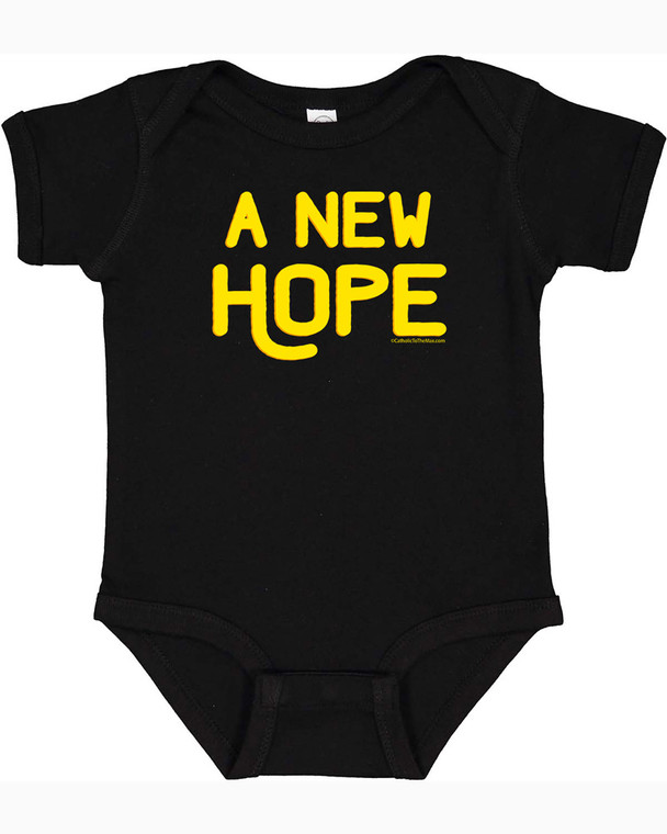 A New Hope Black Baby Onesie