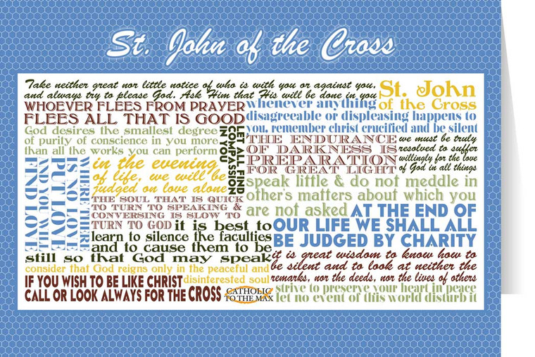 Saint John of the Cross Quote Card