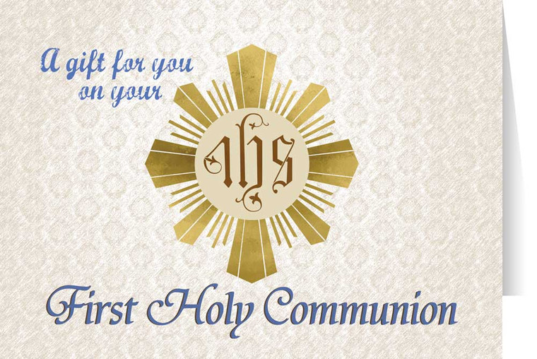 Eucharist First Communion Greeting Card