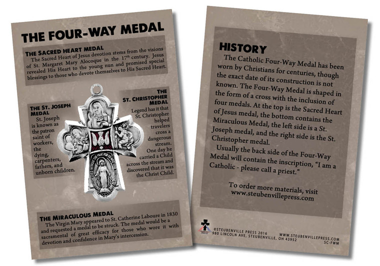 The Four-Way Medal Faith Explained Card