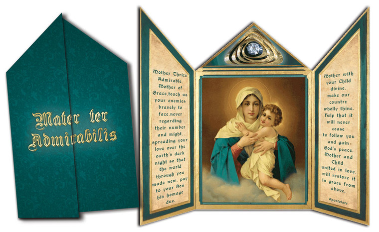 Schoenstatt Madonna Tri-fold Triptych Cards (Set of 12)