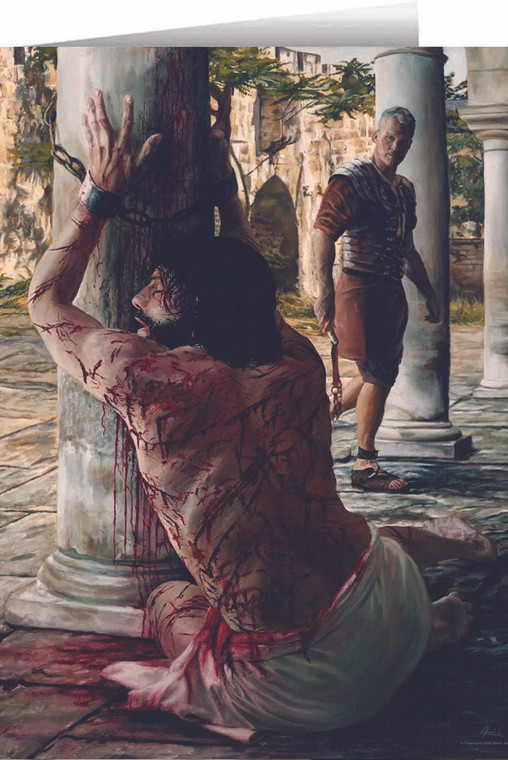 Scourging at the Pillar (Jenicke) Greeting Card
