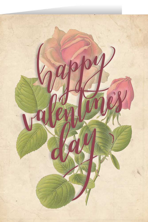 Happy Valentine's Day Rose Valentine's Day Greeting Card Happy Valentine's Day Rose Valentine's Day Greeting Card