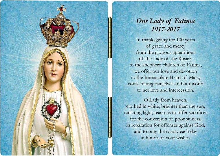 Fatima 100 Year Anniversary Diptych Fatima 100 Year Anniversary Diptych
