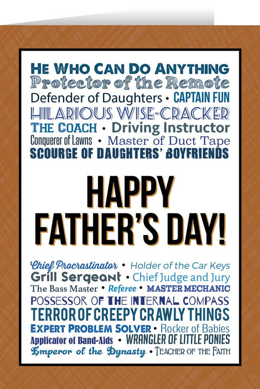 Happy Father's Day Greeting Card