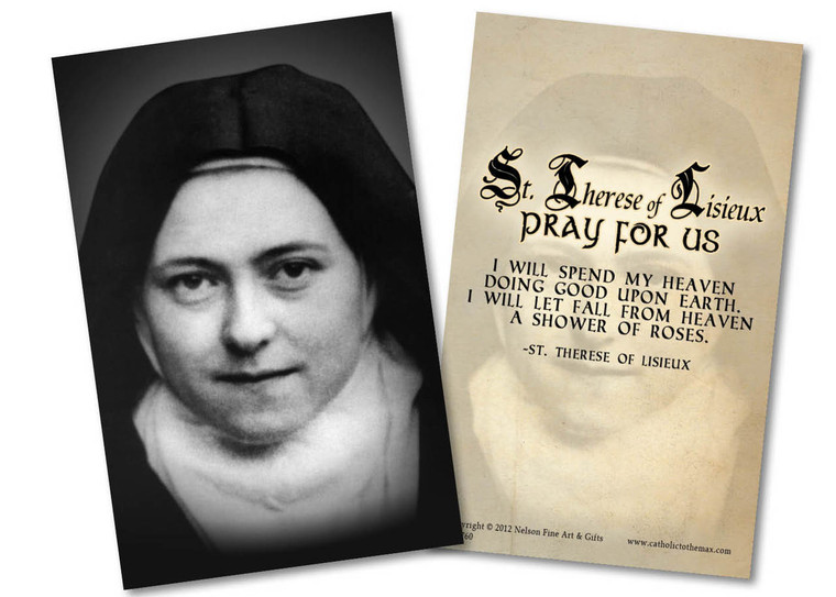 St. Therese (Nun) Holy Card