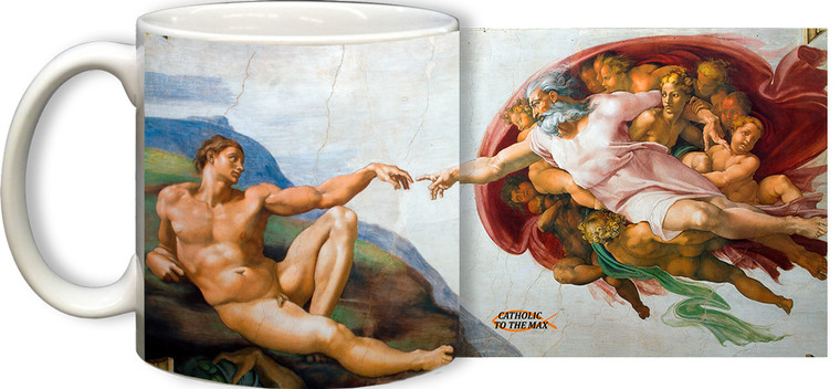 The Creation of Adam Mug