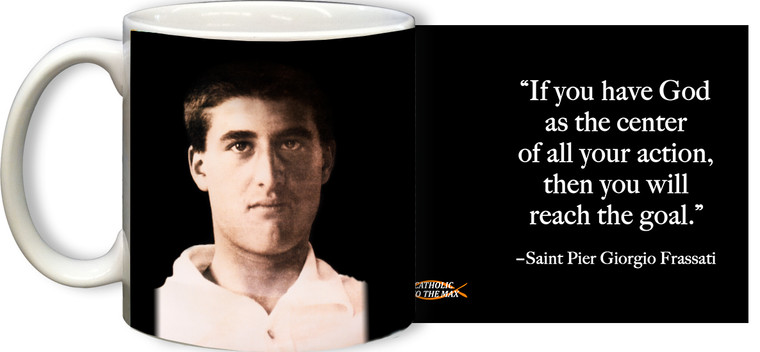 St. Pier Giorgio Frassati Portrait Mug