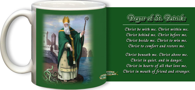St. Patrick with Prayer Mug