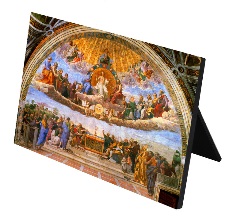 Disputation of the Holy Eucharist Horizontal Desk Plaque