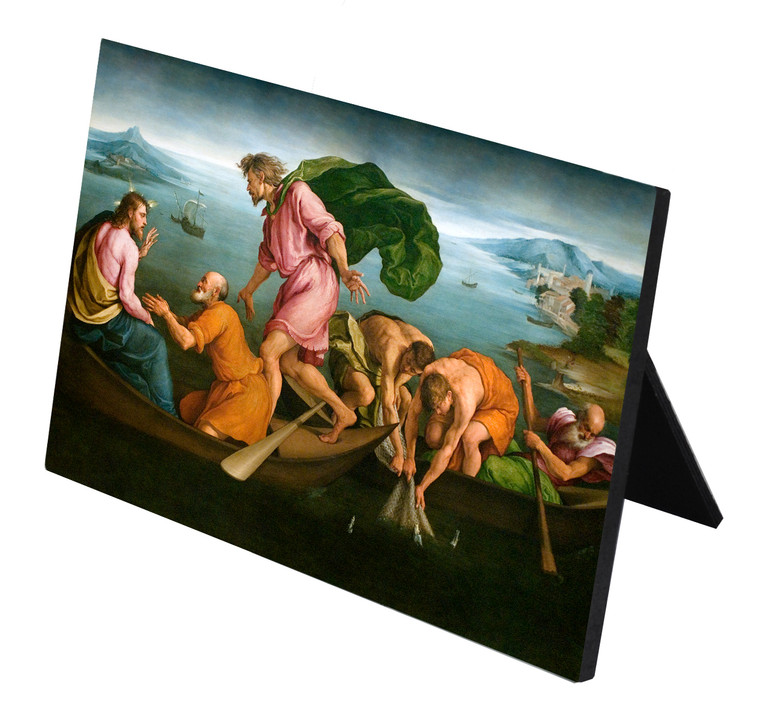 Miraculous Draught of Fishes Horizontal Desk Plaque