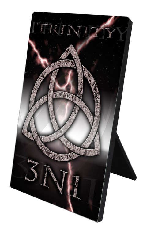 Trinity 3N1 Vertical Desk Plaque