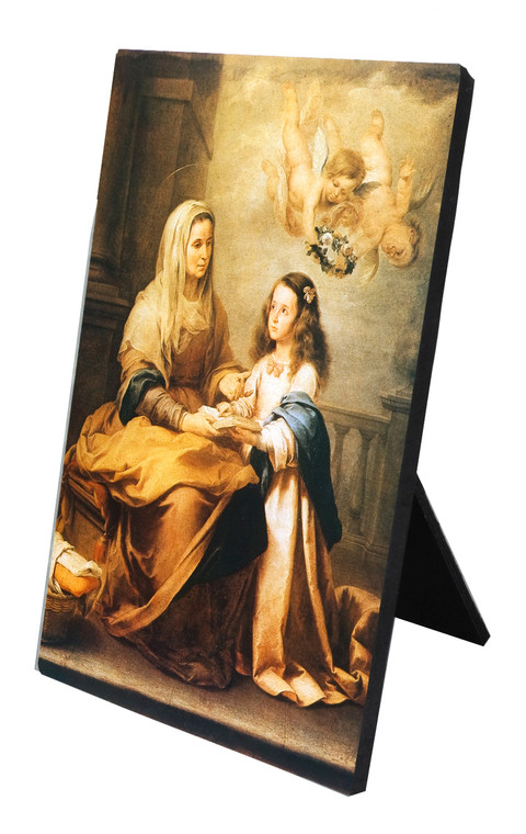 St. Anne Vertical Desk Plaque
