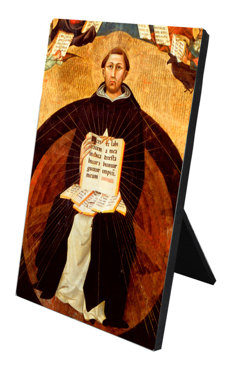 St. Thomas Aquinas Vertical Desk Plaque