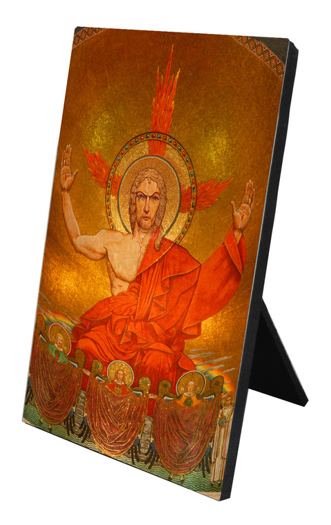 Christ in Majesty Vertical Desk Plaque