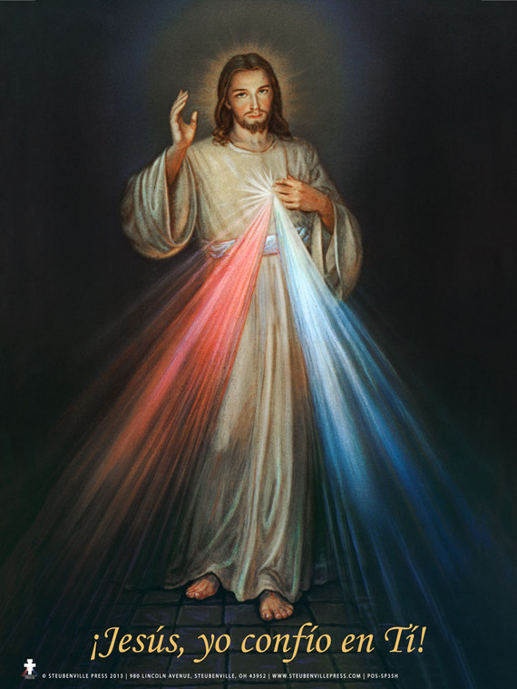 Spanish Divine Mercy Poster