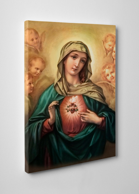Immaculate Heart of Mary Gallery Wrapped Canvas