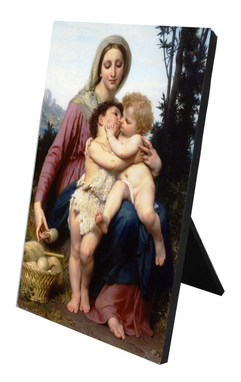 Sainte Famille Vertical Desk Plaque